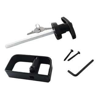 VICASKY Type Door Lock Barn Lock Handle Set Keys for Sliding Barn Door Hardware Zinc Alloy Material