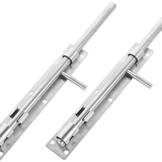 Veemoon 2pcs Thickened Stainless Steel Barrel Bolt Latch Slide Bolt Latch for Gate Hinges and Door Lock Security