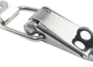 4PC Cabinet Box Locks Spring Loaded Latch Catch Toggle Iron Hasps For Sliding Door Window Furniture Hardware (Color : J106 locks)