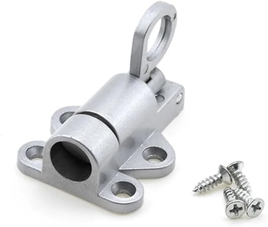 FADGOODAluminum Alloy Door Latch Automatic Spring Bounce Door Bolt Home Hardware Gate Safety Latch Lock