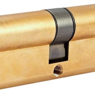 FarDeer Brass 40/40 Euro Cylinder Lock (80mm), Euro Door Barrel Lock with 8 Keys, Advanced Security, Including Temporary Security Key, Anti-Bump, Anti-Drill and Anti-Pick