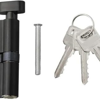 YUCHUANGYE Lock Cylinders Interior Door Lock Cylinders Universal Door Lock Cylinder With 3 Keys 70mm*29mm Door Hardware Home Improvement Barrel Lock(Black)