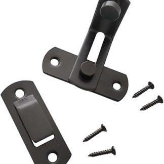 LIFKOME Flips Door Sliding Latch Stainless Steel Lock for Barn and Garden Gates Versatile Security for Doors Windows Cabinets and More