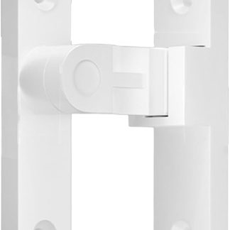 Sliding Barn Door Lock Hardware - 90 Degree Locks Right Angle Sliding Door Lock - Heavy Duty Gate Latches Door Latch Fits for Barn, Garden, Bathroom, Garage(White)