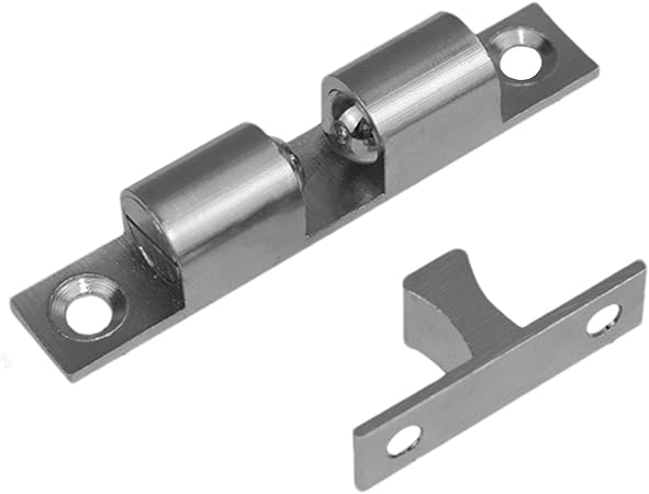 Tuxxjzm Ball Catch for Cabinet Doors, Ball Locks for Doors, Spring Ball Locks, Adjustable Tension Latch, Ball Catcher Latch, Cabinet Door Fittings for Bathroom and Bedroom