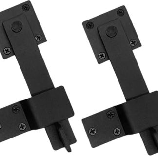 2 Sets Sliding Barn Door Locks and Latch Durable Door Clasps for Gates and Farm Use Easy Installation with Complete Hardware Accessories Latch