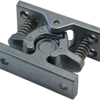 JoyousMall Tough Construction Double Roller Spring Loaded Door Lock Stop Clamp A Must Have For Home Safety