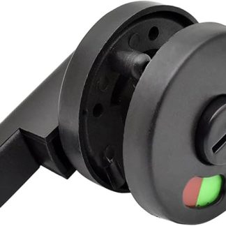 Universal Black Privacy WC Metal for Latch Vacant Engaged Door Lock Toilet Shower Cubicles & Bathroom Bolt Door Lock