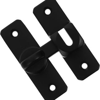 ANDRESLAD Easy Install Flip Door Lock No Drill Door Bolt Lock Security Latch for Metal Gates Cabinet Latch