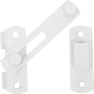 UKCOCO Stainless Steel Latch Lock for Gates and Barn Doors Heavy Duty Theft for Wooden Fences and Outdoor Finish