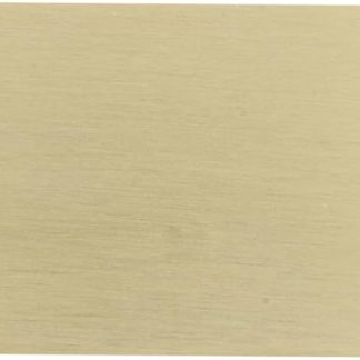 Angoily Door Edge Filler Plate Lock Protector Panel Screws Sturdy Door Latch Guard Plate B5 Rounded Corner (Gold)