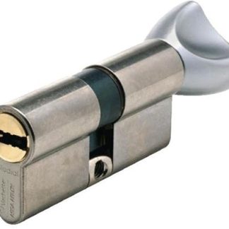 Vachette 25224000 First Door Lock Cylinder with 30 x 40 mm with Secure 5 Pin Mechanism and 3 Keys Easy Installation Nickel-Plated Finish, 30x40mm