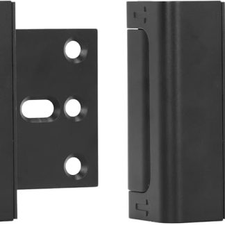 2Pcs Door Home Security Lock Aluminum Alloy Childproof Door Reinforcement Lock with Screws for Inward Swinging Door