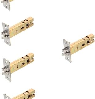 NUOBESTY 5 Sets Durable Door Latch Lock Door Locks Enhanced Security Versatile Replacement for Use Tubular