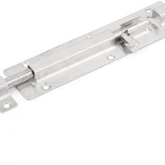 uxcell a15091000ux0410 Door Latch Bolt 6 inch Long Stainless Steel Door Latch Sliding Lock Barrel Bolt