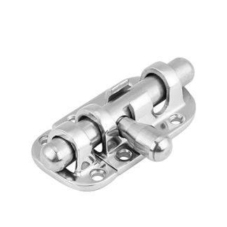 Boat Door Lock Latch, Marine Grade 316 Stainless Steel External Door Window Lock Latch Slide Barrel Bolt Clasp (60mm)