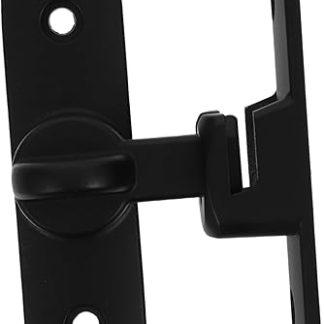 Veemoon Barn Door Hardware Sliding Door Latch Lock No Drill Aluminum for Security
