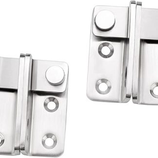 jojofuny 2pcs Theft Door Lock Door Bolts Latch Stainless Barrel Bolt Lock Ensuring Home Security Latch for Barn Gate