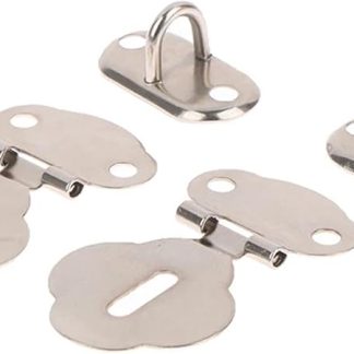 Bearing Hinge，Bearing Heavy Door Hinge 2Pair/Set Lock Hasp Hook Latch Lock Hinge Hardware Lock for Jewelry Box Diary Book Drawer Wood Case Buckle