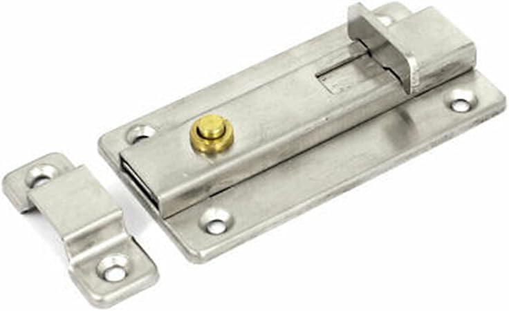 4 Length Stainless Steel Door Gates Security Latch Sliding Lock Bolt 1Set