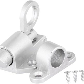 Veemoon Aluminum Automatic Door Bolt Self-Closing Latch for Gates Windows Easy Install Security Lock Self-Locking Gate Latch