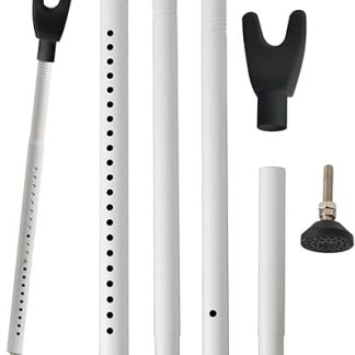Fyrdyn Door Stoppers Security | Heavy-Duty Front Door Stopper Lock,Reinforced Non-Slip Jammer, Anti-Theft Blocking Stick for Basement Home Rental Property