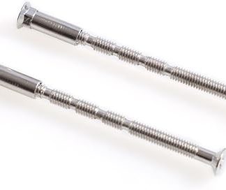 2pk M4 Bolt & Sleeve Through Fixing for Door Handle Rosettes Escutcheons 60 / 80mm Sizes (60mm)