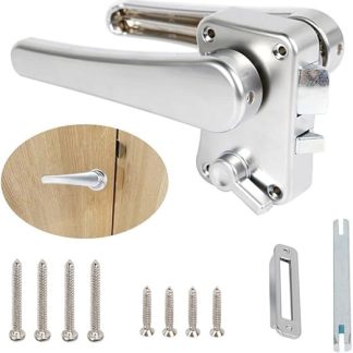 Alloy Motorhome Toilet Door Lock Bathroom Door Handle Lever Lock Latch Handle Knob Locks for Caravan Boat