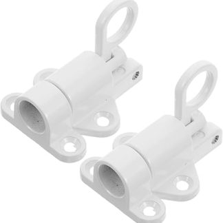 Uonlytech Barn Door Bolt Window Lock Latch Self-Closing Door Lock Aluminum Alloy Hardware for Multiple Uses