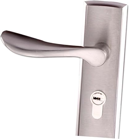 POPETPOP Aluminum Alloy Theft Door Lock Mute Handle Privacy Lock for Bathroom Bedroom Durable Ergonomic Design for Indoor Use Rustproof Security for Homes Offices