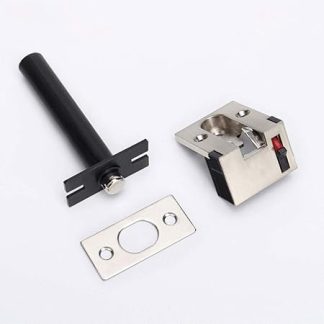 Door Chain Lock, Zinc Alloy Security Concealed Door Chain Guard Heavy Duty Safety Chain Latch Lock for Home, Apartment, Hotel (Brushed Steel)