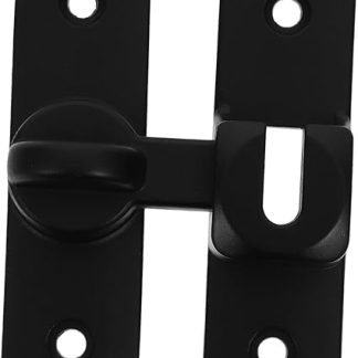 NULYLU Heavy Duty Door Latch Lock No Drill Aluminum Alloy Shed Door Lock Bolt for