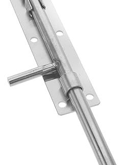 ARTIBETTER Thickened Stainless Steel Slide Bolt Latch for Barn Doors Gate Hardware Indoor Door Lock Heavy Duty Cane Bolt for Sheds and Privacy Fences Reliable Security