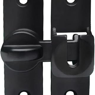 1PCS 90 180 Degree Home Safety Door Lock Home Hardware Accessories(Black)