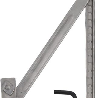 Heavy Duty Window Restrictor Lock Sliding Door Stopper Cabinet Security Latch with Wide Opening Design for Child Safety Protection