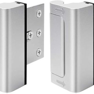 2 x Home Security Door Lock - Easy to Install & Use Childproof Door Reinforcement Lock (2 Pack) - 12 x Stronger Than a Conventional Dead Bolt