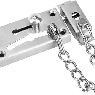 Angoily Theft Door Bolt Stainless Steel Chain Lock for Door Security Prevents Theft for Home and Office Use