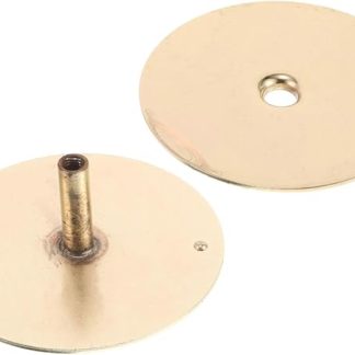 DOITOOL Door Keyhole Blocker Diameter Door Lock Hole Cover Plate Screws for Security