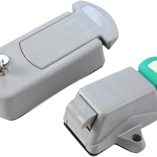 FytStycale Cold Storage Door Lock Handle Cold Room Door Lock Handle HS-4100 HS-4000 Commercial Security Door Handle, Child Proof Refrigerator Lock to Keep Door Closed, Easy Installation