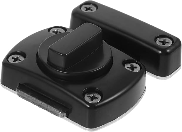 Veemoon French Door Lock Latch Slide Bolt Attic Door Latch Bathroom Stall Security Bolt Home Security