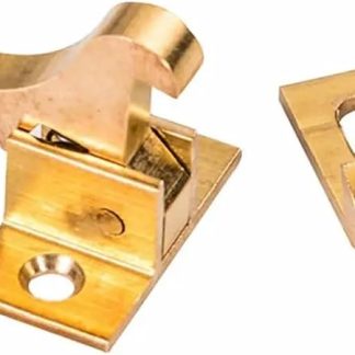 1 Set Latch Lock Compact Low Noise Flat Bottom Practical Copper Bird Lock Buckle Gate Latch Door Window Hooks Home Improvement