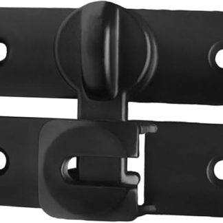 Uonlytech No-Drill Aluminum Alloy Sliding Bolt Lock for Hotel Doors Cabinets Versatile Door Latch for Garages Gardens Sheds Stalls Stylish Easy to Install