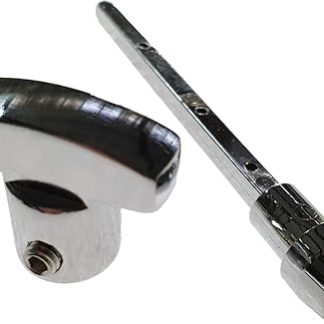 Architectural Hardware Replacement Bathroom Lock Door Handle Thumb Turn & Release Polished Chrome