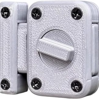 Door Security Latch - Night Latch Door Lock Indoor Outdoor | Heavy Duty Gate Hardware Smooth Safety Accessories for Apartment Offices Dorm Bedroom