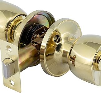 Yale Bathroom KNOB Set Brass, One Size