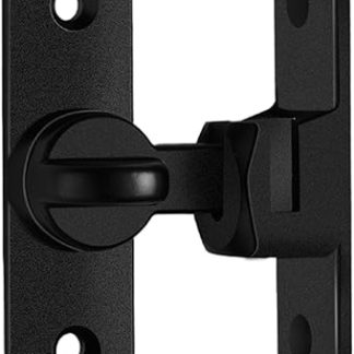 Barn Door Latch - Heavy Duty Bar Door Lock | Sliding Barn Door Lock Hardware | Stainless Steel Safety Latches | Household Gate Protection Tool for Shutters, Shed, Room, Window Cabinet
