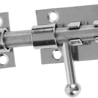 NUOBESTY Deadbolt Pin Stainless Stopper Latches Door Security Latch Shed Door Latch Chrome Latch Locks for Inside Door Sliding Door Lock Latch Door Bolt Latch Slide Key Part Magnetic Silver