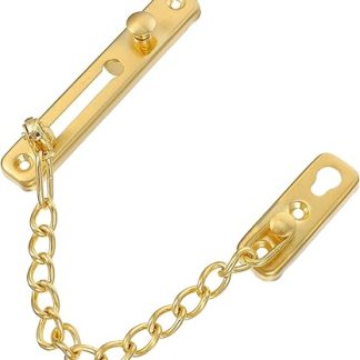 Veemoon 1 Set Stainless Steel Security Door Chain Lock Durable Latch for Enhanced Home Safety Stylish Design for Various Door Styles