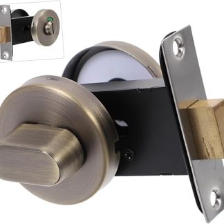 NUOBESTY Bathroom Indicator Lock Door Bolt for Toilet Stall Vacant Occupied Sign Commercial Door Handle Bolt Lock for Hotel