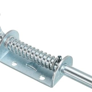 PATIKIL Spring Loaded Latch Pin 4.72, Iron Security Latch Sliding Barrel Bolt Latch Lock for Gate Door Shed Window